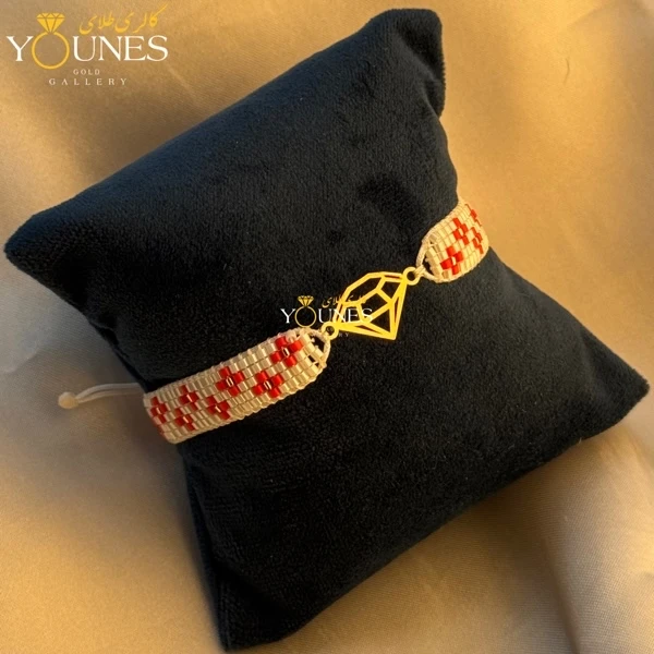 دستبند میوکی الماس طلا